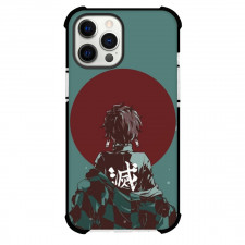 Demon Slayer Tanjiro Kamado Phone Case For iPhone Samsung Galaxy Pixel OnePlus Vivo Xiaomi Asus Sony Motorola Nokia - Tanjiro Kamado Back Portrait Illustration