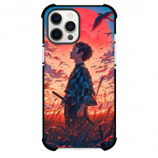 Demon Slayer Tanjiro Kamado Phone Case For iPhone Samsung Galaxy Pixel OnePlus Vivo Xiaomi Asus Sony Motorola Nokia - Tanjiro Kamado Looking Up in the Field