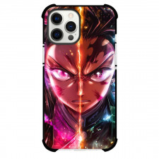 Demon Slayer Phone Case For iPhone Samsung Galaxy Pixel OnePlus Vivo Xiaomi Asus Sony Motorola Nokia - Tanjiro and Nezudo Split Head Portrait