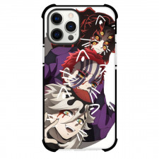 Demon Slayer Phone Case For iPhone Samsung Galaxy Pixel OnePlus Vivo Xiaomi Asus Sony Motorola Nokia - Upper Moon Three Portrait Sticker Art