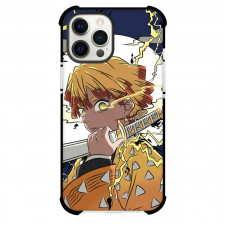 Demon Slayer Zenitsu Agatsuma Phone Case For iPhone Samsung Galaxy Pixel OnePlus Vivo Xiaomi Asus Sony Motorola Nokia - Zenitsu Agatsuma Attack Mode Illustration