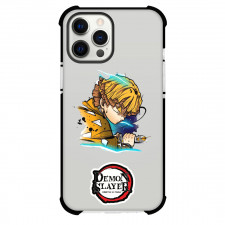 Demon Slayer Zenitsu Agatsuma Phone Case For iPhone Samsung Galaxy Pixel OnePlus Vivo Xiaomi Asus Sony Motorola Nokia - Zenitsu Agatsuma Attack Mode Sticker