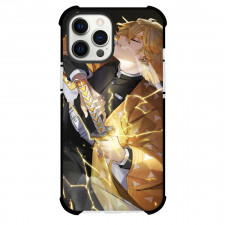 Demon Slayer Zenitsu Agatsuma Phone Case For iPhone Samsung Galaxy Pixel OnePlus Vivo Xiaomi Asus Sony Motorola Nokia - Zenitsu Agatsuma Closed Eyes Electric Sword