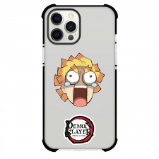 Demon Slayer Zenitsu Agatsuma Phone Case For iPhone Samsung Galaxy Pixel OnePlus Vivo Xiaomi Asus Sony Motorola Nokia - Zenitsu Agatsuma Crying Avatar Sticker