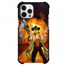Duke Nukem Phone Case For iPhone Samsung Galaxy Pixel OnePlus Vivo Xiaomi Asus Sony Motorola Nokia - Duke Nukem Fire Cowboy Poster