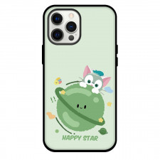 Duffy And Friends Gelatoni Phone Case For iPhone Samsung Galaxy Pixel OnePlus Vivo Xiaomi Asus Sony Motorola Nokia - Gelatoni Happy Star Poster Green Background