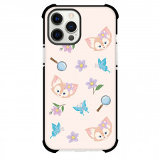 Duffy And Friends Linabell Phone Case For iPhone Samsung Galaxy Pixel OnePlus Vivo Xiaomi Asus Sony Motorola Nokia - Linabell Avatar Pattern Art On Beige Background