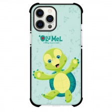 Duffy And Friends Olumel Phone Case For iPhone Samsung Galaxy Pixel OnePlus Vivo Xiaomi Asus Sony Motorola Nokia - Olumel Happy Face Standing On Green Background