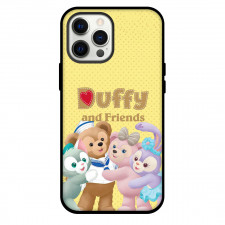 Duffy And Friends Phone Case For iPhone Samsung Galaxy Pixel OnePlus Vivo Xiaomi Asus Sony Motorola Nokia - Duffy And Friends Standing On Yellow Background