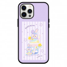 Duffy And Friends StellaLou Phone Case For iPhone Samsung Galaxy Pixel OnePlus Vivo Xiaomi Asus Sony Motorola Nokia - StellaLou Drinks On Purple White Background