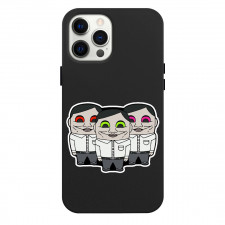 DanDaDan Phone Case For iPhone Samsung Galaxy Pixel OnePlus Vivo Xiaomi Asus Sony Motorola Nokia - Alien Serpo Trio Chibi Art Sticker