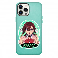 Dandadan Momo Ayase Phone Case For iPhone Samsung Galaxy Pixel OnePlus Vivo Xiaomi Asus Sony Motorola Nokia - Momo Ayase Ghosts Font
