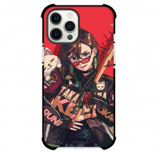 Dandadan Momo Ayase Phone Case For iPhone Samsung Galaxy Pixel OnePlus Vivo Xiaomi Asus Sony Motorola Nokia - Momo Ayase Holding Bat