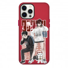 Dandadan Phone Case For iPhone Samsung Galaxy Pixel OnePlus Vivo Xiaomi Asus Sony Motorola Nokia - Ayase Momo and Okarun Watercolor Art Poster
