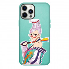 Dandadan Seiko Ayase Phone Case For iPhone Samsung Galaxy Pixel OnePlus Vivo Xiaomi Asus Sony Motorola Nokia - Seiko Ayase Holding Bat Side Portrait