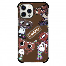 Dandys World Cosmo Phone Case For iPhone Samsung Galaxy Pixel OnePlus Vivo Xiaomi Asus Sony Motorola Nokia - Cosmo Stickers On Brown Background