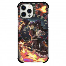 Danganropa Celestia Ludenberg For iPhone Samsung Galaxy Pixel OnePlus Vivo Xiaomi Asus Sony Motorola Nokia - Celestia Ludenberg Back Portrait Fire Background