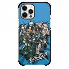 Danganropa For iPhone Samsung Galaxy Pixel OnePlus Vivo Xiaomi Asus Sony Motorola Nokia - Characters Watercolor Art Blue Background