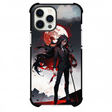 Danganronpa Izuru Kamukura Phone Case For iPhone Samsung Galaxy Pixel OnePlus Vivo Xiaomi Asus Sony Motorola Nokia - Izuru Kamukura have Long Hairs and Stand with Stick