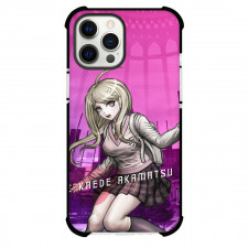 Danganronpa Kaede Akamatsu Phone Case For iPhone Samsung Galaxy Pixel OnePlus Vivo Xiaomi Asus Sony Motorola Nokia - Kaede Akamatsu Purple Pattern Background Art