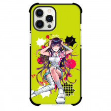 Danganropa Mikan Tsumiki For iPhone Samsung Galaxy Pixel OnePlus Vivo Xiaomi Asus Sony Motorola Nokia - Mikan Tsumiki Crying Green Background