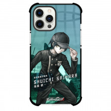 Danganropa Shuichi Saihara For iPhone Samsung Galaxy Pixel OnePlus Vivo Xiaomi Asus Sony Motorola Nokia - Shuichi Saihara Portrait Green Background