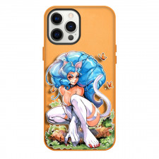 Darkstalkers Felicia Case For iPhone Samsung Galaxy Pixel OnePlus Vivo Xiaomi Asus Sony Motorola Nokia - Felicia Crouching Pose Watercolor Art