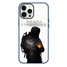 Death Stranding Phone Case For iPhone Samsung Galaxy Pixel OnePlus Vivo Xiaomi Asus Sony Motorola Nokia - Death Stranding 2 Silhouette On White Background
