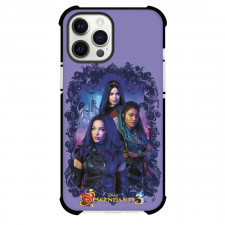 Descendants Phone Case For iPhone Samsung Galaxy Pixel OnePlus Vivo Xiaomi Asus Sony Motorola Nokia - Characters Fierce Portrait In Purple Background