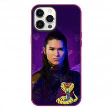 Descendants Jay Phone Case For iPhone Samsung Galaxy Pixel OnePlus Vivo Xiaomi Asus Sony Motorola Nokia - Jay Fierce Portrait In Violet Background