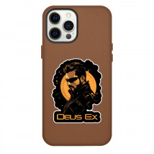 Deus Ex Adam Jenson Phone Case For iPhone Samsung Galaxy Pixel OnePlus Vivo Xiaomi Asus Sony Motorola Nokia - Adam Jenson Fierce Side Portrait Logo Sticker