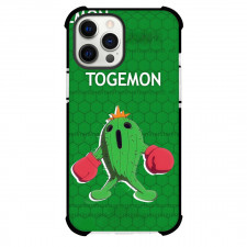 Digimon Togemon Case For iPhone Samsung Galaxy Pixel OnePlus Vivo Xiaomi Asus Sony Motorola Nokia - Togemon Portrait Poster In Honeycombs Background