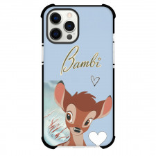 Bambi Phone Case For iPhone Samsung Galaxy Pixel OnePlus Vivo Xiaomi Asus Sony Motorola Nokia - Bambi Portrait Illustration Art On Blue Background