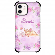 Bambi Phone Case For iPhone Samsung Galaxy Pixel OnePlus Vivo Xiaomi Asus Sony Motorola Nokia - Bambi And Thumper Cute Pink Flower Drawing Poster