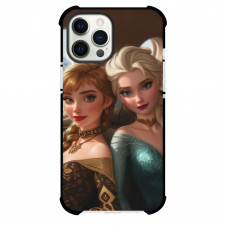 Frozen Case For iPhone Samsung Galaxy Pixel OnePlus Vivo Xiaomi Asus Sony Motorola Nokia - Elsa and Anna Besides Each Other Portrait