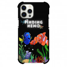 Disney Finding Nemo Phone Case For iPhone Samsung Galaxy Pixel OnePlus Vivo Xiaomi Asus Sony Motorola Nokia - Finding Nemo Under Water Illustration Art On Black Background