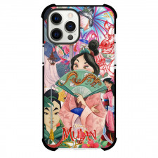 Disney Mulan Phone Case For iPhone Samsung Galaxy Pixel OnePlus Vivo Xiaomi Asus Sony Motorola Nokia - Mulan With Paper Fan Collage
