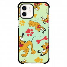Pluto Phone Case For iPhone Samsung Galaxy Pixel OnePlus Vivo Xiaomi Asus Sony Motorola Nokia - Pluto Bones and Paw Marks Background Pattern Art