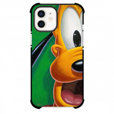 Pluto Phone Case For iPhone Samsung Galaxy Pixel OnePlus Vivo Xiaomi Asus Sony Motorola Nokia - Pluto Half Face Portrtrait Green Background