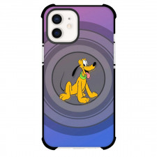 Pluto Phone Case For iPhone Samsung Galaxy Pixel OnePlus Vivo Xiaomi Asus Sony Motorola Nokia - Pluto In Circles Blue Violet Background