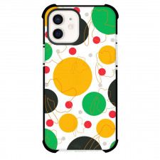 Pluto Phone Case For iPhone Samsung Galaxy Pixel OnePlus Vivo Xiaomi Asus Sony Motorola Nokia - Pluto Line Art Yellow Green Circles Pattern Art