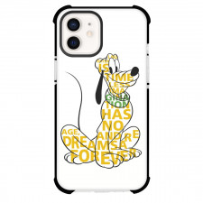 Pluto Phone Case For iPhone Samsung Galaxy Pixel OnePlus Vivo Xiaomi Asus Sony Motorola Nokia - Pluto Line Art Yellow Word Art