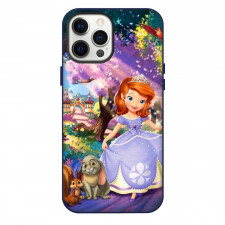 Sofia The First Princess Sofia Phone Case For iPhone Samsung Galaxy Pixel OnePlus Vivo Xiaomi Asus Sony Motorola Nokia - Princess Sofia Animals Happy Pose Portrait