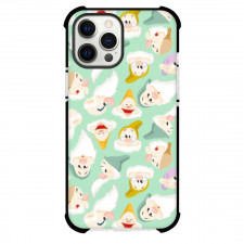 Snow White Case For iPhone Samsung Galaxy Pixel OnePlus Vivo Xiaomi Asus Sony Motorola Nokia - 7 Dwarfs Pattern In Green Background