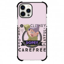 Snow White Dopey Case For iPhone Samsung Galaxy Pixel OnePlus Vivo Xiaomi Asus Sony Motorola Nokia - Dopey Clumsy Careless Quote Portrait