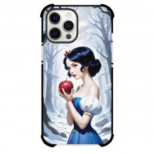 Snow White Case For iPhone Samsung Galaxy Pixel OnePlus Vivo Xiaomi Asus Sony Motorola Nokia - Hold Apple In Snow Background