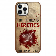 Dishonored Phone Case For iPhone Samsung Galaxy Pixel OnePlus Vivo Xiaomi Asus Sony Motorola Nokia - Dishonored Beware Heretics Splatter Art Poster