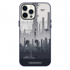 Dishonored Phone Case For iPhone Samsung Galaxy Pixel OnePlus Vivo Xiaomi Asus Sony Motorola Nokia - Dishonored Industrial Landscape Silhouette Art Poster
