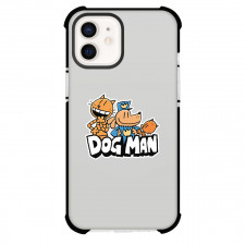 Dog Man Phone Case For iPhone Samsung Galaxy Pixel OnePlus Vivo Xiaomi Asus Sony Motorola Nokia - Dog Man Cartoon Characters Sticker