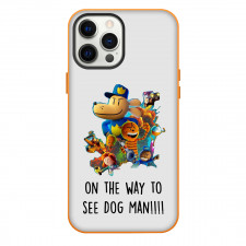Dog Man Phone Case For iPhone Samsung Galaxy Pixel OnePlus Vivo Xiaomi Asus Sony Motorola Nokia - Dog Man On The Way To See Poster